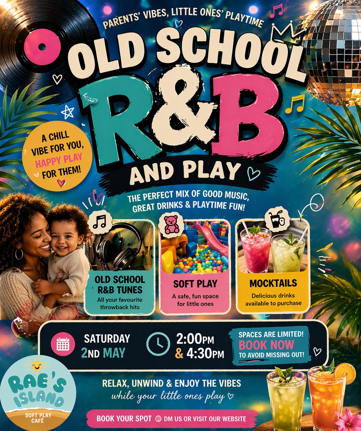Featured image for “R&B and Play – Rae’s Island | 2nd May”